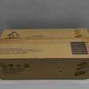 QEEIG Bathroom Shelves Over Toilet - Wall Mounted Floating Shelves Toilet Paper Storage Small Farmhouse Decor Shelf 16 inch Set of 3, Rustic Brown (019-BN3)