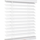 Lotus & Windoware Cordless, 2 Inch Faux Wood Blind, 33" Wide x 54" Long, Window Blinds, Blinds & Shades, Blinds for Indoor Windows, Smooth, Bright White - 33" x 54",Bright White