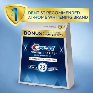 Crest 3D Whitestrips Age Renewal Teeth Whitening Kit, 24 Treatments (20 + 4 Bonus), Each with 1 Upper/1Lower, 43 Strips Crest 3DWhite Teeth Whitening Strips
