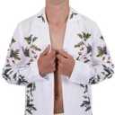 White Saltburn Jacket Suit Jacket Oliver Quick Stag Antlers Halloween Pride LGBTQ Midsummer Nights Costume Party Horns Size L