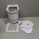JED Pool Tools 45-400 Thru-The-Wall Skimmer & Complete Accessory Kit, White (Square-Mouth)