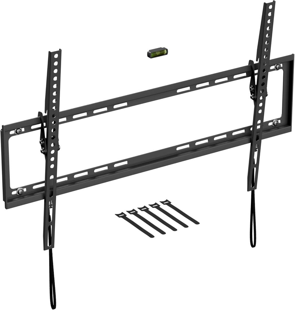 D-Line TV Wall Bracket for 50-85 Inch TVs, Low Profile Tilting TV Wall Mount - VESA 200x200mm - 600x400mm, Holds up to 110lbs