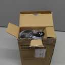 Bonsenkitchen Hand Blender, Immersion Blender with 2 Mixing Speed, Electric Handheld Mixer Portable Stick Mixer with Stainless Steel Blades for Soup, Smoothie, Puree, Baby Food (Single, Black)