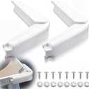 Pangda 2 Pack Pontoon Corner Boat Fenders PVC Dock Bumpers for Docking Boat Aluminum Corner Cap 9 x 9 x 4 Inch Pontoon Accessories UV-Resistant for Marine Cushioned Protection