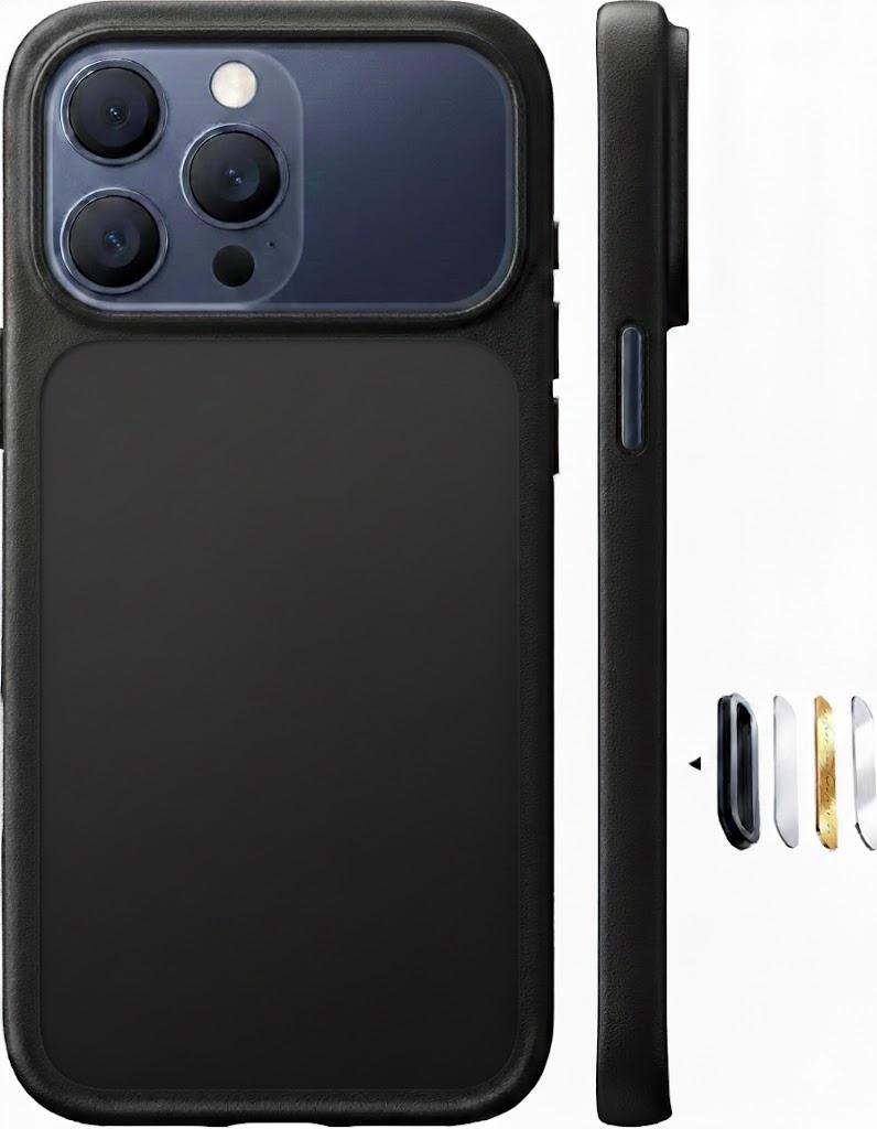 TORRAS for iPhone 17 Pro Case, Beyond Military-Grade Protection, Camera Control Button, DIY Buttons, Translucent Matte Slim Thin Shockproof Hard Back Anti-Scratch Phone case for iPhone 17 Pro, Black