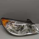 Halogen Headlight Compatible with Elan-tra 2007-2010 Headlamp with Low Beam Steering Bulb Left and Right Amber Reflector HY2502138 HY2503138