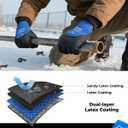 Toolant Winter Work Gloves for Men & Women, 3/4 Waterproof Freezer Gloves with Thermal Insulated, Durable, Strong Grip