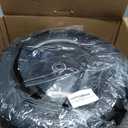 4.80/4.00-8 Flat Free Wheelbarrow Tire and Wheel, 16" Solid Puncture Proof Replacement Tires with 5/8" & 3/4" Bearings, 400Lbs Load, Universal Fit for Garden, Farm & Construction, 2Pack Black