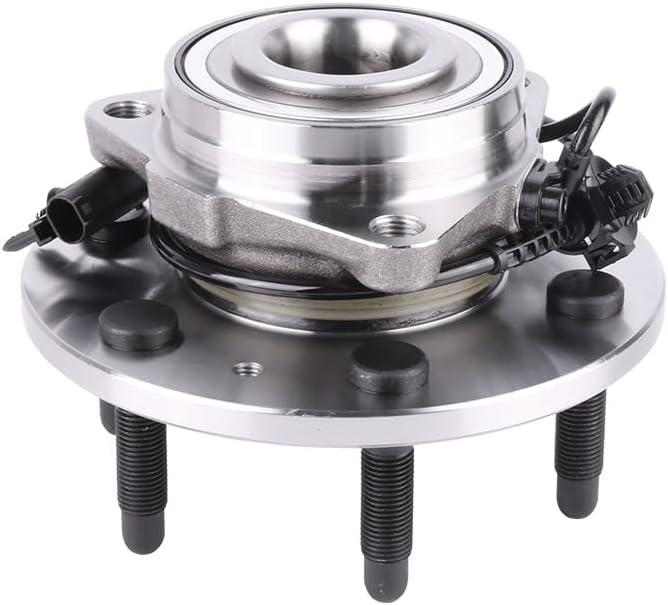 4WD Front Wheel Hub Bearing Assembly W/ABS 515096 for Chevy Sierra 1500, Avalanche, Silverado, Suburban, Tahoe, Cadillac Escalade, GMC Yukon Sierra 1500