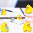 ArtCreativity 2 Inch Dental Rubber Duckies, Pack of 12, Cute Duck Bath Tub Pool Toys in Assorted Styles, Fun Decorations, Carnival Supplies, Party Favor, Dental Treasure Toys