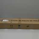 Projector Screen with Stand, Portable Projector Screen and Stand, 60 Inch 16:9, Outdoor Projection Screen, Aluminium Frame, Lightweight and Compact, Easy Setup, Idea for Home Cinema, Backyard Party.