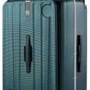 Hanke Multifunctional 26 Inch Hard Shell Suitcases with Wheels Travel Approved Luggage Large Rolling Suitcase Checked Luggage for Women Men(Blackish Green)