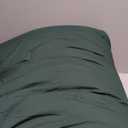 Andency Dark Emerald Green King Size Comforter Set, 3 Pieces Forest Hunter Green Boho Solid Bedding Comforters & Sets, Soft Lightweight Microfiber All Season Reversible Bed Set for Men Women (King (104"x90"))