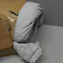 Bedsure Oversized King Comforter Set - Grey Soft Bedding for All Seasons, Cationic Dyed Bed Set, 3 Pieces, 1 Oversized King Size Comforter (120"x98") and 2 Pillow Shams (20"x36"+2")