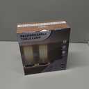 Cordless Table Lamp, Battery Operated Lamp Touch Dimmable,Rechargeable Lamp for NightStand, Battery Powered Wireless Table Lamp for Decor, Living Room, Dorm-2Pack (12 Inch, Beige)