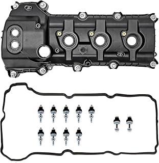 Left Engine Valve Cover Replace compatible with Ford 11-19 Explorer 15-17 F-150 11-18 Edge 3.5L with Gasket Set Replace# BR3Z-6582-R, BR3Z-6582-M, BR3Z-6582-P, BR3Z-6582-E