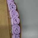 6-Pack Baby Washcloths Soft Absorbent Viscose from Bamboo Washcloths for Face, Body, Baby Towels for Newborn, Kids, Toddlers, Infant, Gentle on Sensitive Skin,10x10 Reusable Face Towels(Soft Lilac)