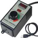 Versatile AC Motor Speed Controller - 100V-120V, 15A Max - Electric Fan Speed Regulator with Overload Protection, Electronic Voltage Regulation, and Voltage LED Display