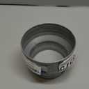 Duct Reducter 8 to 6 Air Ducting Reducer Increaser Air Duct Adapter or Round Metal Pipe Reducer for Bathroom Kitchen Ventilation Systems (Silver)