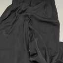 KIRUNDO Wide Leg Dress Pants for Women High Waisted Office Work Trousers Business Casual Slacks Button Flowy Palazzo Pant (Small, Black)