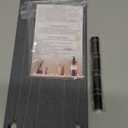 Quick Dry Sink Caddy Kitchen Sink Organizer, Water Absorbing Stone Tray for Sink, Stone Drying Tray, Diatomite Faucet Mat & Protector, Dispenser Sponge Holder, Stone Soap Tray for Bathroom Counter (Dark Gray Metal Foot Wave Large)