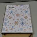 Xmas station Christmas 5x7 Picture Frame Christmas Metal Display Photo Frames with White Rhinestone High Definition Glass Front Gift Ideas Tabletop Home Decorative (2025 Snowman, Red)