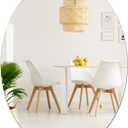 DARENYI 16.5 x 13 inch Frameless Oval Wall Mirror for Bathroom Sink, Non-Glass Shatterproof Acrylic Mirror Tile for Wall, Vanity, Bedroom, Living Room, Entryway, Home Decor, Double-sided Tapes Include