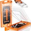 MRGLAS TOP 9H+ Glass 2+2 Packs for iPhone 17 Pro Screen Protector with Camera Lens Protector [Zero Bubble, Auto-Dust Removal] [10X Military Protection] 17 Pro 6.3'' Tempered Glass Full Edge Coverage