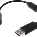 2 x 1Pc Black USB Breakaway PC Extension Cable Cord -Breakaway Wired Game Controller Stable -Xbox 360 Wired Controller