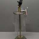 Style Craft Mix& Match Lamp Base, Soft Brass and Glass Table Lamp Large Size