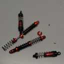 Que-T 4pcs Metal Shock Absorber Damper for 1/10 RC Crawler Car SCX10 D90 TRX4 TRX6 (105mm)