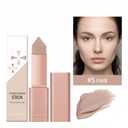 Contour Stick with Precision Triangle Tip Face Sculpting Creamy Bronzer Stick for Jawline Nose Shading for Defined Look Easy Blend Smooth Finish (Color 05)