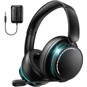 YPBDAN MD33 Wireless Gaming Headset for Xbox Series X|S, Xbox One, PS5, PC 60H Playtime Bluetooth Headphones with Noise Canceling Mic, 3D Surround
