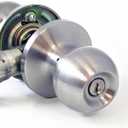 Lewis Hyman 1731100 Atlas Ball Entry Door Knob, Antique Brass