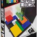 Rubiks Cube, Gridlock Game, The Problem-Solving Puzzle Game Based on The Iconic Rubiks Cube, Problem-Solving Brain Teaser, Classic Color-Matching Puzzle, 1 or More Players, for Ages 7 & Up