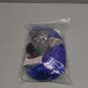 Blue Wig Costume Accessories Set with Dragonfly Hair Clip, Button Glasses, Key Necklace and Blue Gem Necklace for Halloween Cosplay