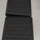 L-Shaped Elbow Pad for Desk, 2 Pack 11.8" x 7.9" Wide Desk Edge Cushion with Wavy Massage Texture, Ergonomic Memory Foam Desk Arm Rest for Typing Pain Relief - Non-Slip Office Desk Accessories