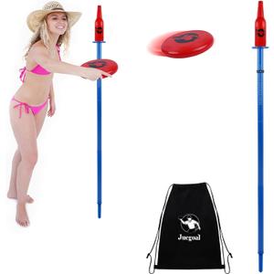 Juegoal Outdoor Flying Disc Game Set, Yard Games Set, Outside Fun Disc Toss Game for Beach Lawn Backyard Park Camping
