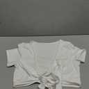 Fisoew Womens Wrap Tie Tops Long Sleeve Workout Crop Wrap Shirts Casual Lightweight Ballet Pilates Yoga Active Tops Size Large