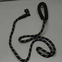 Dog Leash, 6 FT Heavy Duty Dog Leashes, Durable Premium Quality Strong Rope Slip Leash with Comfortable Padded Handle and Highly Reflective Threads for Small Medium and Large Dogs, (Black)