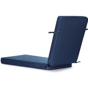 SUNROX All-Weather Fade-Resistant Lounge Chair Cushions DryFast Foam Chaise Lounge Cushions for Outdoor Furniture Patio Pool Lounge Chaise Cushions with Adjustable Straps 73x22 Inch, Navy