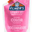 Elmer's Spray It! Outdoor Play Washable Liquid Chalk Refill Pouch, Pink, 1 Count