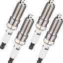 BDFHYK 91418 Iridium Spark Plugs Compatible with Cadillac Escalade ESV,Silverado 1500 2500 3500 HD Tahoe Camaro Suburban Corvette,Sierra 1500 Yukon Yukon XL 2.4L L4 ILTR5E11 3474 Set of 4