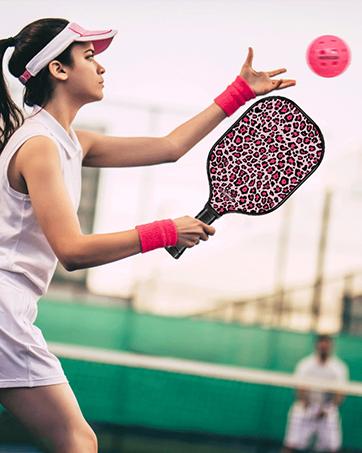 Pickleball Paddle, T700 Carbon Fiber Surface for Maximum Spin & Control, 16MM Polypropylene Honeycomb Core, 1 Paddle Cover