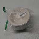 20oz Disposable Heavy Duty Paper Bowls - 50 Pack Compostable Biodegradable White Bagasse Bowls for Hot & Cold Food