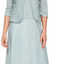 Alex Evenings Womens Two Piece Mother of The Bride Dress with Lace Jacket, 16