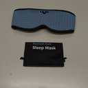 3D Sleep Mask with Bluetooth Headphones, Sleeping Headphones for Side Sleepers, Zero Eye Pressure, Adjustable Sleep Eye Mask, Ultra-Thin Stereo Speakers Perfect for Sleeping-Peacock Blue