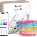 Aqara LED Strip T1,6.5 FT RGBIC Cuttable LED Strip Lights,16 Million Colors/Tunable White/Gradient Effects,Supports Apple Homekit,Alexa,Matter Over Bridge,Requires Zigbee 3.0 Hub
