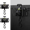 2PCS Rotating Retractable Ratchet Straps for 20162025 Toyota Tacoma & Tundra Accessories Auto-Retract Tie Down Straps with Swivel Ratchet, Heavy Duty Truck Bed Anchors (Tacoma&Tundra)