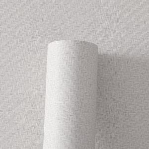 Haimin Fabric Wallpaper Textured Contact Paper (24in X 393in) Grasscloth Wallpaper Peel and Stick Faux Linen Wall Paper Waterproof Vinyl Self Adhesive (Light Gray)